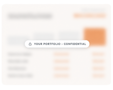 A confidential, blurred preview of your modeled numbers