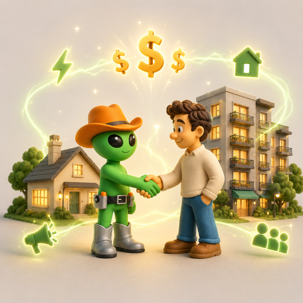 A Gatby partner shaking hands